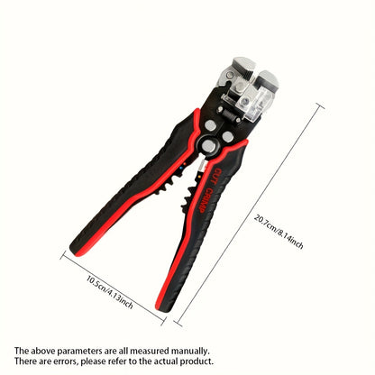 1pc Ultimate Automatic Wire Stripper - Precision Multifunction Tool for Safe & Effortless Electrical Wire Stripping, Cutting & Crimping - Perfect for DIYers & Electricians
