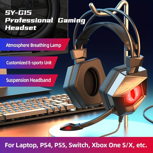 Dark Wind Gaming Earphones - Immersive Sound, Noise Isolation - The Ultimate Gift for Gamer Lovers, Comfortable & Stylish