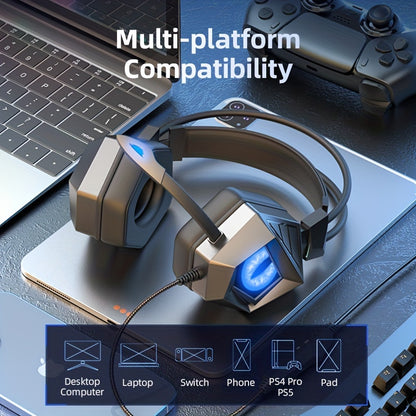 Dark Wind Gaming Earphones - Immersive Sound, Noise Isolation - The Ultimate Gift for Gamer Lovers, Comfortable & Stylish